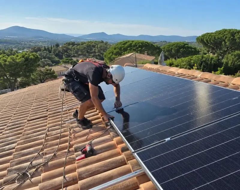 Installateur panneaux solaires Montfa — pose photovoltaïque sur toiture
