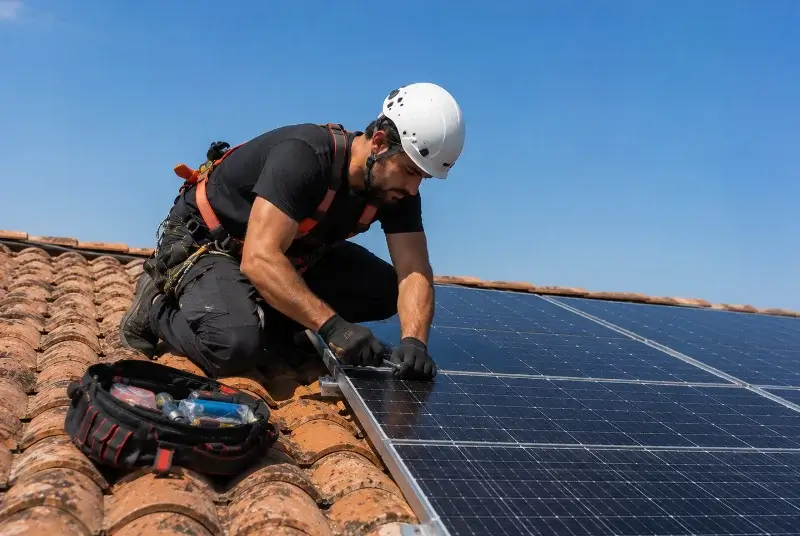 Maintenance et monitoring de panneaux solaires à Montfa