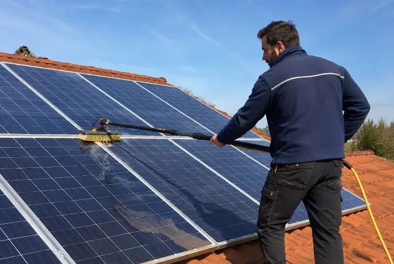 Nettoyage et entretien de panneaux solaires à Montfa
